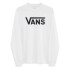 T-shirt Vans Classic MN Long Sleeve Blanc