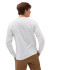 T-shirt Vans Classic MN Long Sleeve Blanc