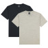 Pack Champion 2 T-shirts Col ras du cou Gris/Noir