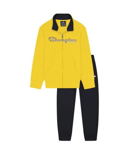 Tracksuit Champion Full Zip Boy Yellow