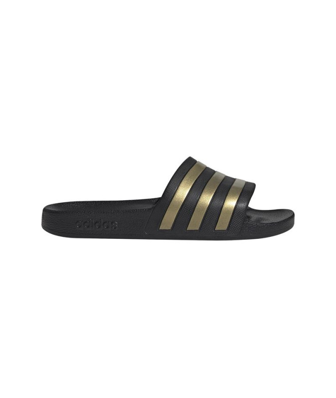 Tongs adidas Adilette Aqua Noir Or
