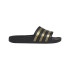 Tongs adidas Adilette Aqua Noir Or