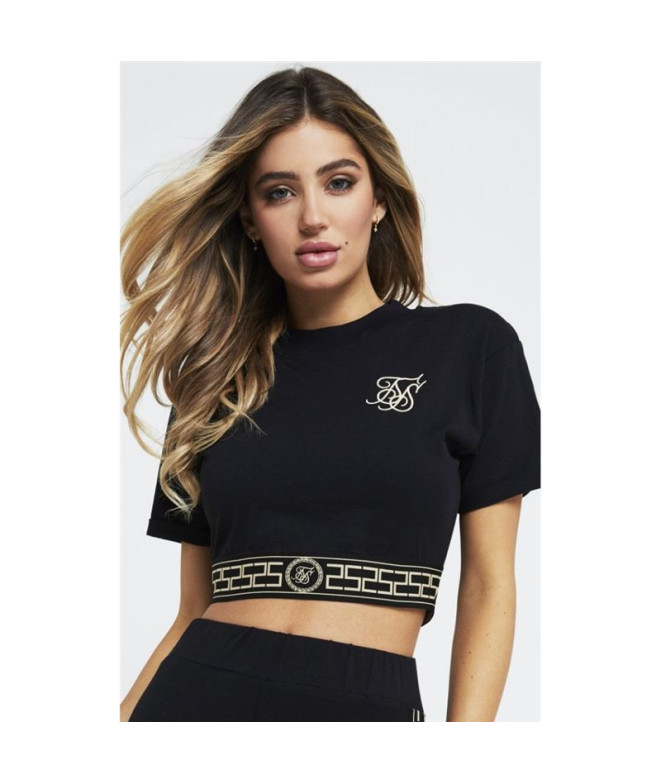 T-shirt Sik Silk Athena noir Fille