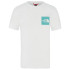 T-shirt The North Face Fine blanc/bleu Homme