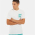 T-shirt The North Face Fine blanc/bleu Homme