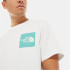T-shirt The North Face Fine blanc/bleu Homme