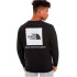 Sweatshirt The North Face Raglan Red Box black Man