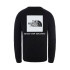 Sweatshirt The North Face Raglan Red Box black Man