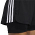 Pantalon de fitness adidas Pacer 3S 2 en 1 Femmes