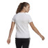 T-shirt adidas Femme Lin White