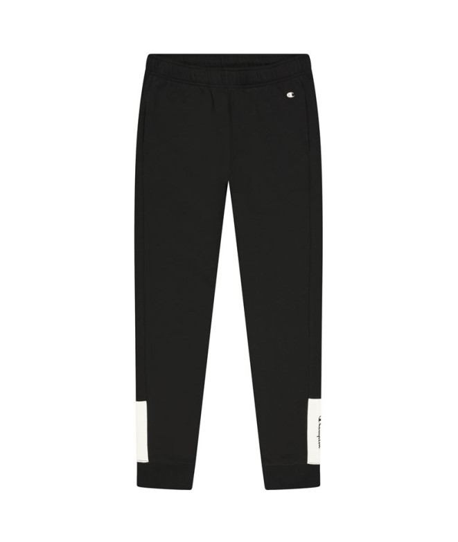 Pantalon Champion Bord côte Colour Block M Noir