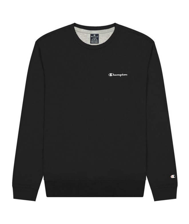 Sweat Champion Spliced Script Logo Print Noir