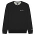 Sweat Champion Spliced Script Logo Print Noir