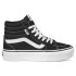 Chaussures Vans Filmore Hi Platform Canvas WM Black