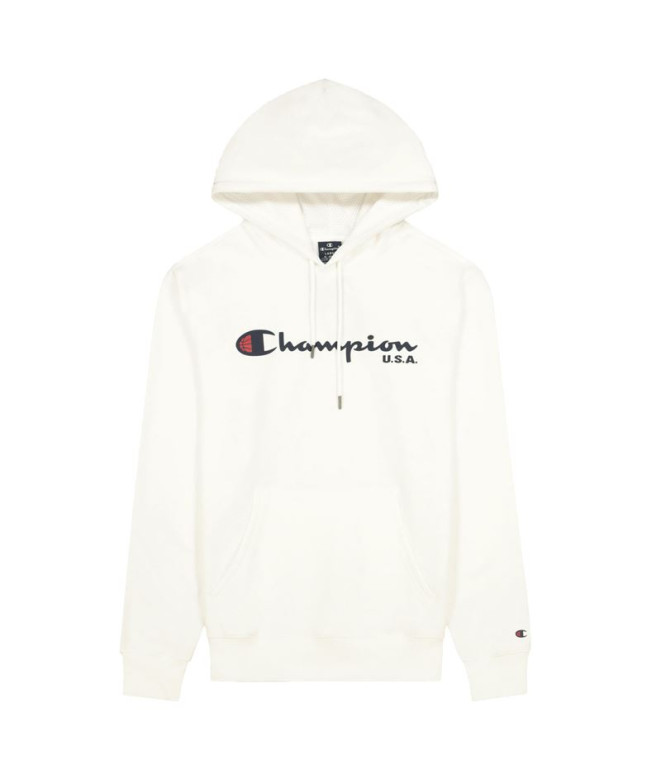 Sweatshirt Champion USA Logo M Blanc
