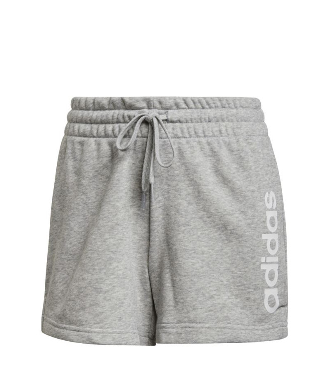 Short adidas Essentials Slim Logo W Gris