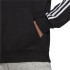 Sweat adidas avec capuche Essentials 3-Stripes M Noir