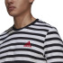 T-shirt adidas Essentials Stripey Embroidered Logo M