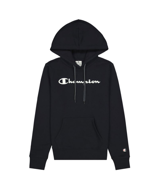 Sweatshirt Champion Script Logo Print W Bleu foncé
