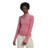 T-shirt d'entraînement adidas Zip 3/4 Hyperglam W Rose Tone