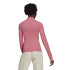 T-shirt d'entraînement adidas Zip 3/4 Hyperglam W Rose Tone